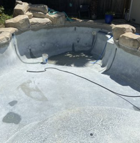The same Lincoln Village pool after EZ Pools service